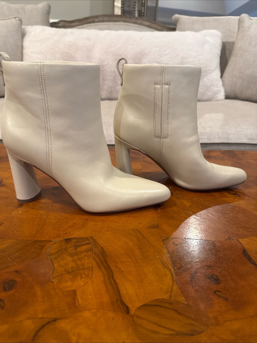 Vince booties size 6 brand new cream color